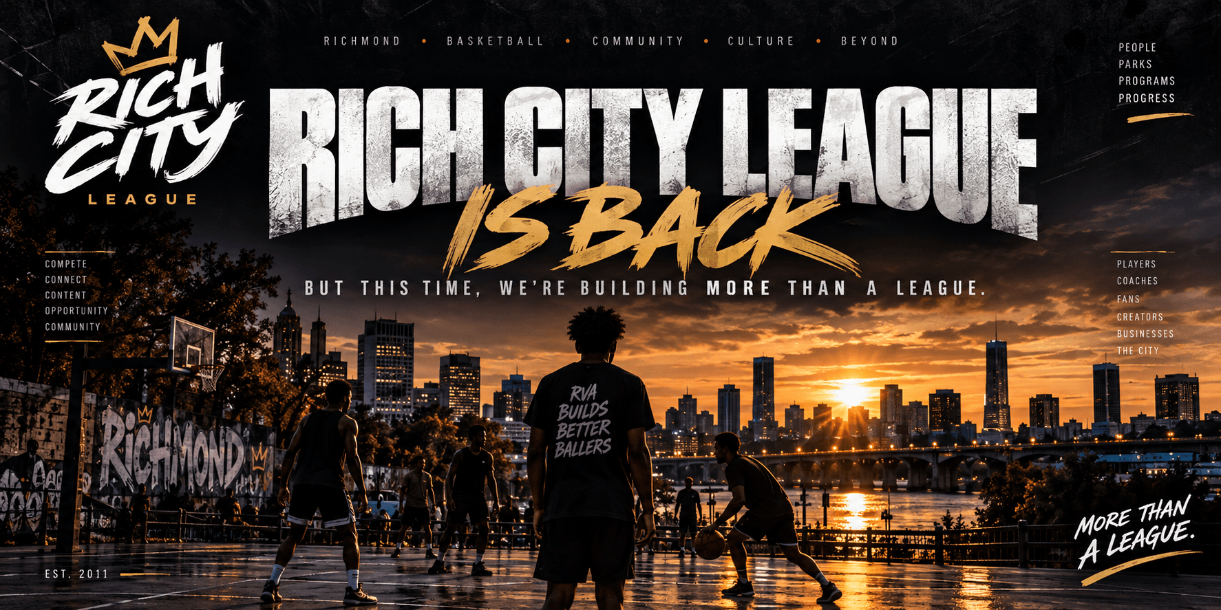 Editorial cover: Rich City League Is Back — But This Time, We’re Building More Than a League