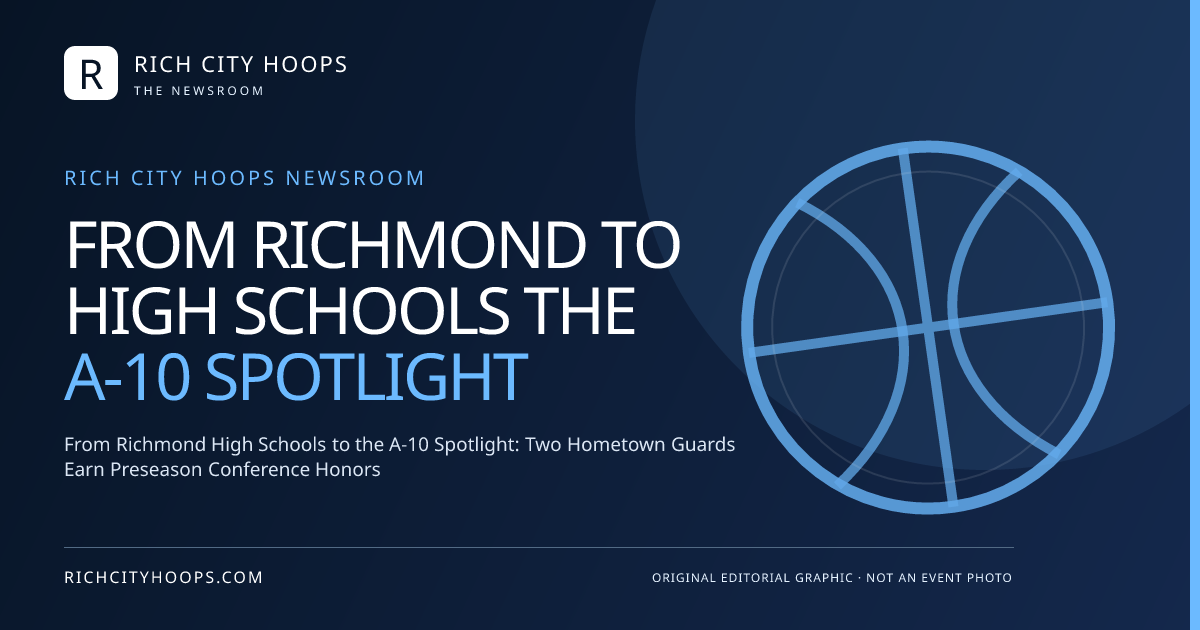 From Richmond High Schools to the A-10 Spotlight: Two Hometown Guards Earn Preseason Conference Honors